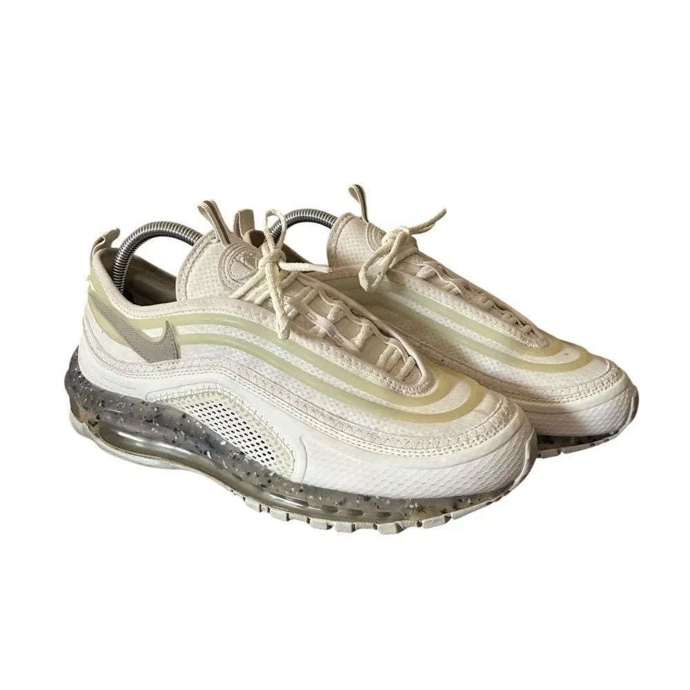 Nike Air Max 97 Beige and White Sneakers